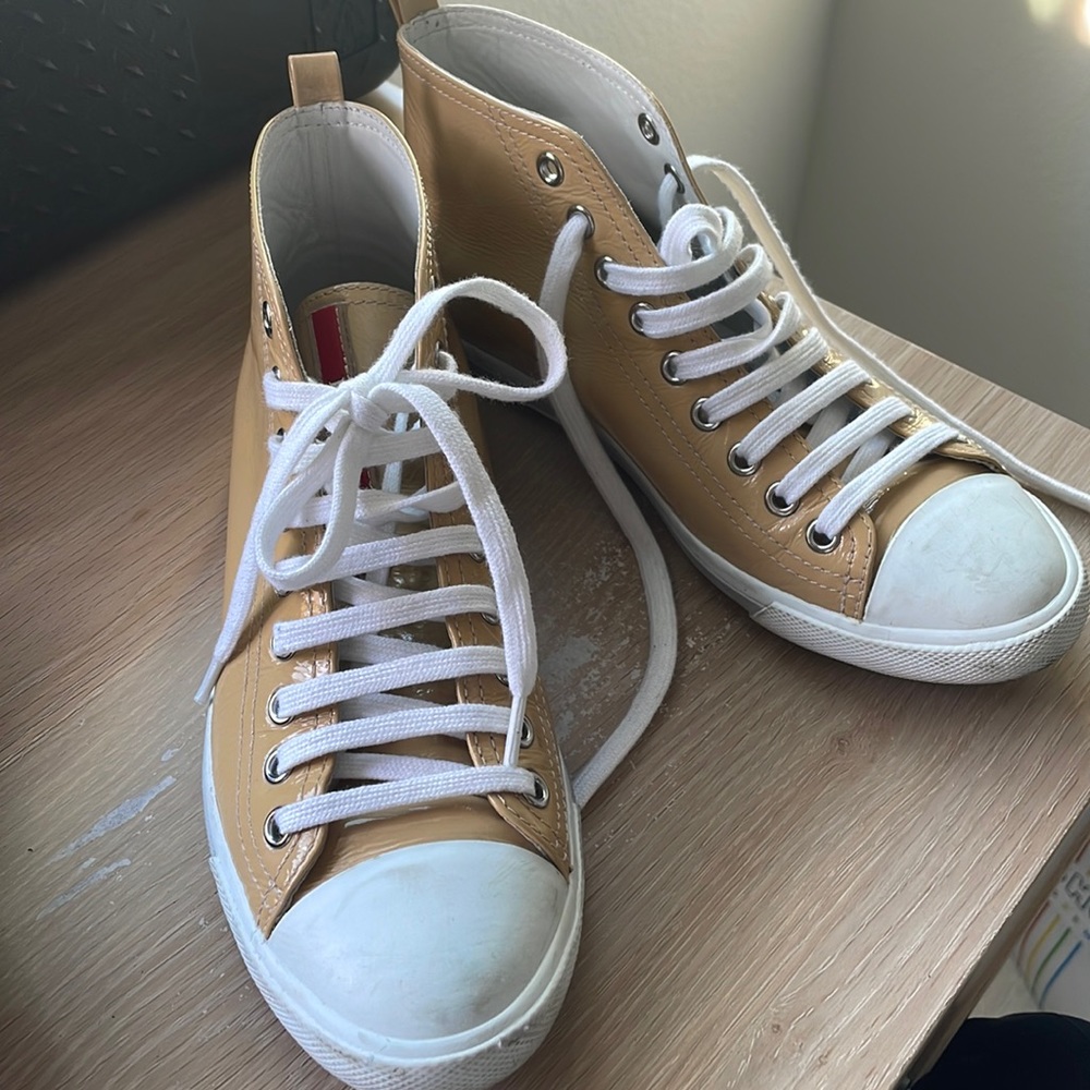Prada women’s high top sneakers